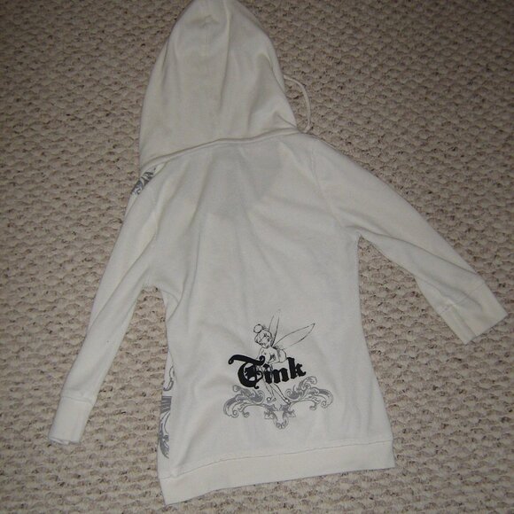 tinker bell quarter sleeve waffle knit hoodie - Picture 3 of 3
